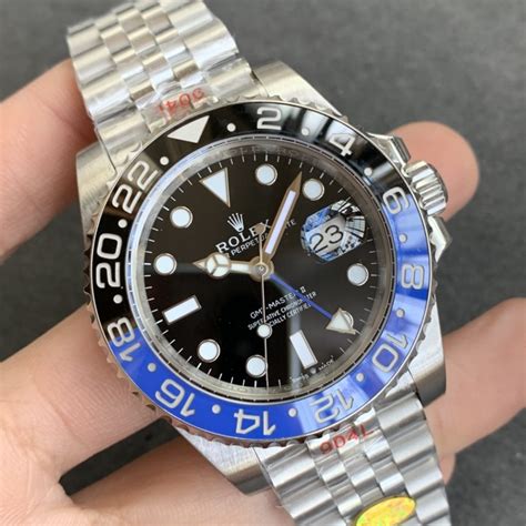 rolex gmt master ii batman replica|rolex batman 2023 price.